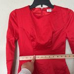 House Of CB HOUSE OF‎ CB 'Sacha' Red Satin Mini Dress NWOT XS Photo 6