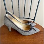 Kate Spade  Tweed Bow Pointed Toe Pump in Brown Size 9‎ Photo 4