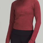 Lululemon  Rest Less Cropped Half-Zip size 6 Photo 0