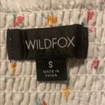 Wild Fox Odessa Snow White Stem Ditsy Floral Crop Top Small Photo 4