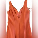 Elegant Jonathan Kayne Orange Gown with Embellished Waist Size 2 Photo 7