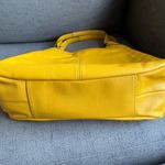 Coach Campbell Leather Satchel sunflower Photo 5