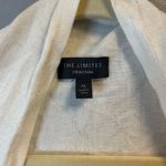 The Limited  Vest Marshmallow White Knit Ruffle Hem Open Front Cardi Sz XL NWT Photo 4