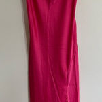 Paper Heart Women’s  Fuchsia Pink Slip‎ Dress Size XS Adjustable Strap Side Slit Photo 0