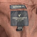 American Eagle  Outfitters Mauve Button Down Shirt Photo 4