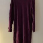 Purple Cotton Cute Dress Size L Photo 0
