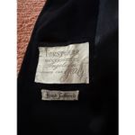 Vintage craftsmanship, 1960s Hand Tailored Black Cashmere Swing Coat Size M Size M Photo 4