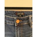 Dear John Jeans Women Size 27 High Waisted Skinny Frayed Hem Blue Denim Stretch Photo 6