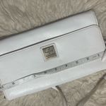 Dooney & Bourke Authentic Vintage  White Leather crossbody clutch bag/handbag Photo 9