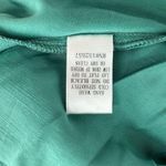 Polygram Shimmery Jade Maxi Dress size 2X Puff Short Sleeves Smocked Waist NWT Green Photo 13