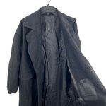 ATM Women’s Coat Black Oversize 2 Button Mid Length Classic Minimalist Small New Photo 2