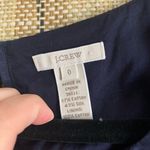 J.Crew  Blue Top Blouse Shirt Sleeve Silk Cotton Womens Size 0 Formal Photo 1