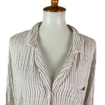 Eberjay Eberjey Large Striped Long Sleeve Pajama Top Soft Modal Lounge Sleepwear Cozy Photo 1