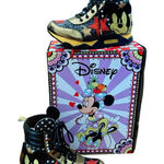 Rare Irregular Choice Disney Gosh Mickey Mouse Light Up Sneakers 7.5 w/ box VGUC Black Photo 0