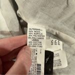 ZARA Black & White Long Sleeve Asymmetrical Button Tie Waist Coat Size L Photo 7