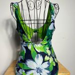 Aerie  women’s Floral Cutout One Piece in Green and Blue size M Photo 8