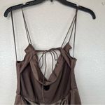 Meshki  Kelsey Cowl neck Playsuit SZ L Photo 4