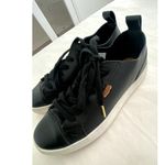 Musse & Cloud  Womens Black Leather Sneaker Size 8 Photo 5