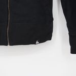 AMERICAN GIANT Womens Black Full Zip Hoodie Cotton Made in USA Size S Photo 4