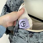 JS Collections BHLDN x JS Collection Santiago Blue and Gray Applique Dress Size 16 Women's Photo 7