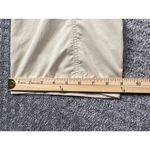 Patagonia Womens 8 Tan Hiking Capri Cropped Pants Condition Issues Drawstring Photo 11