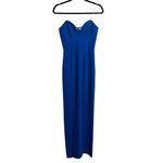 Amanda Uprichard  x Revolve Cherri Strapless Maxi Gown In Cobalt Blue Photo 2