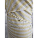 American Eagle  Yellow And White Striped Strapless Mini Dress XXL Classic Photo 3