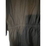 Loft Ann Taylor Black Long Sleeve Drawstring Waist T-Shirt Dress Women Sz 6 Photo 11