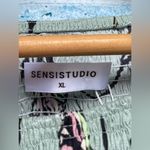 SENSISTUDIO ELASTICIZED BODICE MAXI DRESS XL Green Photo 10