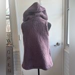 Koolaburra By Ugg Brushed Back Cozy Hooded Vest Purple Photo 3