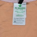 J.Crew  Ribbed curved-waist cheeky string bikini bottom in‎ Pale Blossom S NWT Photo 6