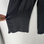 Ophelia Roe Black Satin High Rise Wide Leg Pull On Pants NWT Size S Photo 2