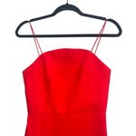 Amanda Uprichard  X Revolve Wolfe Maxi Gown In Crimson Red Rosettes Photo 4