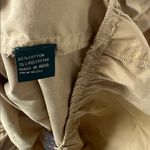 Meadow Rhodes Boho Eyelet V Neck Short Sleeve Midi Dress in Golden Tan Size S Photo 5