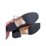 Tano Italian Made Womens Brown Leather Lace Photo 11