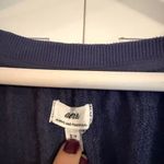 Aerie  Easy Street blue oversized tie neck sweater size small Photo 3