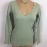 Arden B  100% Cashmere Pistachio Green Long Sleeve sweater S Photo 8