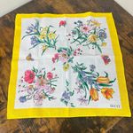 Gucci  Flora Silk Square Scarves Set of 2 With Box for Neck Hair Bag Vintage Photo 1