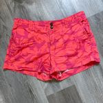 Gap Tropical Print Shorts Orange Purple Pink Summer Vacation 8 Photo 1
