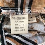 Lovestitch  Patchwork Mixed Print Open Shoulder Long Sleeve Top size Medium Photo 11