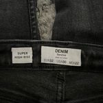 Bershka High Waisted Super Slim Black Jeans Photo 2