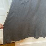 Flax  Serene Linen Sleeveless Maxi Tank Dress Slate Gray Small Relaxed Lagenlook Photo 6