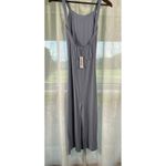 Old Navy Garage Fitted Rib Knit Maxi Dress Sz  XS Low Back Stretch Slit Resort Beach Sexy Photo 1