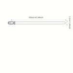 Trendy Knotted Thin Skinny Belt Classic Solid‎ Color Faux Leather One Size Brown Photo 6