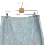 Escada Tweed Pencil Skirt Straight Boucle Classic Light Blue Size 44 US 14 Photo 1
