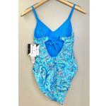 Vera Bradley NWT  Carly V-Neck Reversible Blue Paisley One Piece Swimsuit Photo 8
