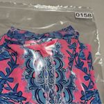 Lilly Pulitzer XS Soleil Pink Palm Paradise Pamala Lileeze Blouse Preppy Resort Photo 6