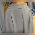 Nwt two piece wide leg pants and long sleeve matching top size M Blue Size M Photo 4