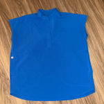 FIGS Technical Collection Rafaela Scrub Top Royal Blue Women's XXS Photo 0