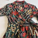 ZARA  floral stripe wrap dress size XS Photo 11